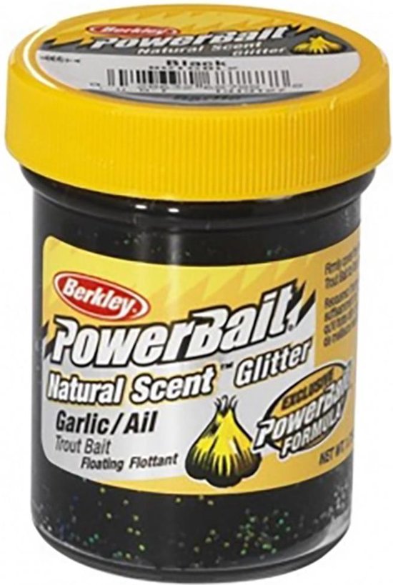 Berkley Troutbait Naturel Scent - Garlic Black - Zwart van Berkley