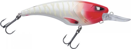 Berkley Zilla Deep Crank Red Head Zebra 14.3cm Red Head Zebra van Merkloos