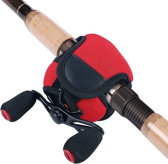 Beschermhoes voor Baitcasting Reel - Nylon en Neopreen Anti-Collisie Opbergtas voor Visspullen, Duurzaam en Waterdicht