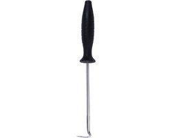 BIGSUNNY Heavy Duty varkensstaart voedsel Flipper, roestvrij staal grillen vlees haak, grote 12 inch