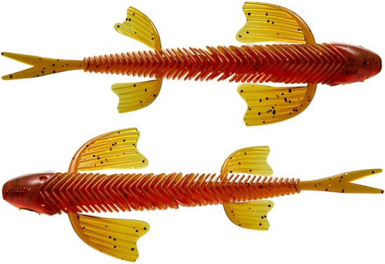Bite On Fury Softbait Motor Oil Red 20cm Motor Oil Red