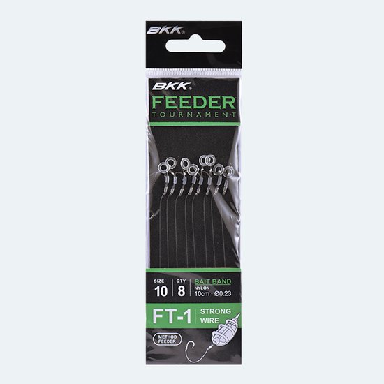 BKK Feeder Tournament FT-1 Bait Band Rigs #10 van Merkloos