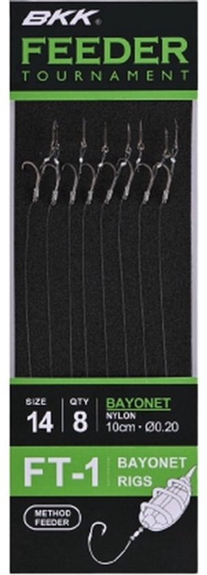 BKK Feeder Tournament FT-1 Bayonet Rigs #8 van Merkloos
