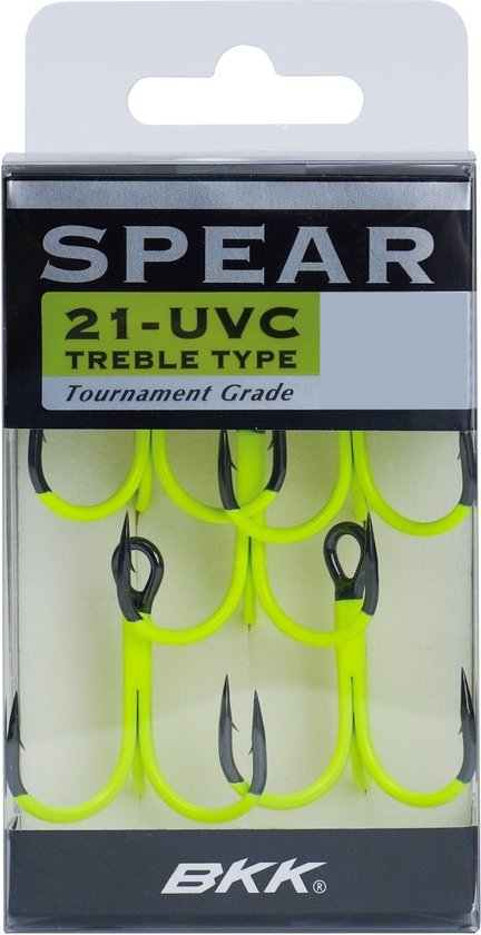 BKK Spear-21 UVC Treble Hooks Citrix #8 van BK
