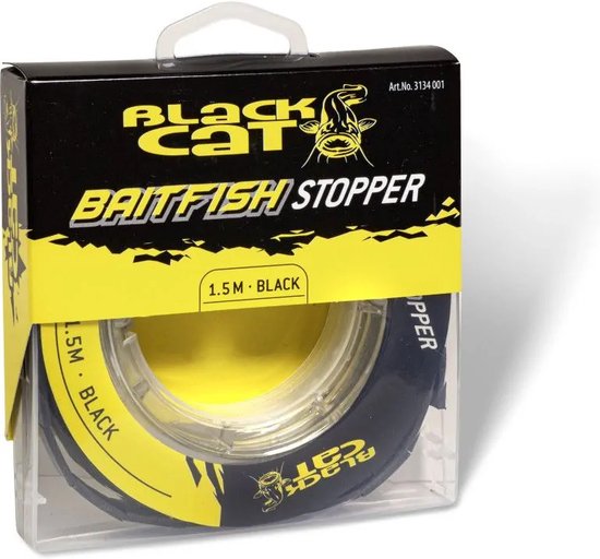 Black Cat Baitfish Stopper Black 1,5m van Black Cat