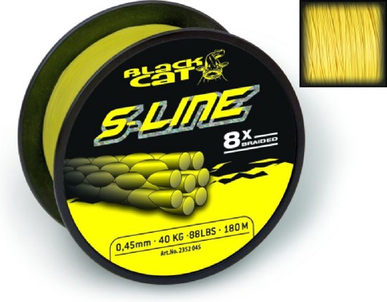 Black Cat S-Line 0,45Mm 50Kg 100 m van Black Cat