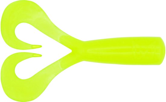 Blackbay Fishing Blacktail Double S – 15 Cm Nuclear Yellow 15cm van Merkloos