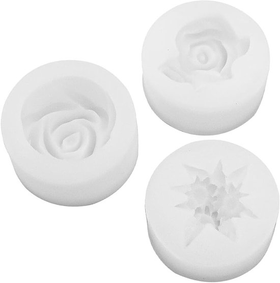 Bloemvormen voor het maken van kaarsen, Bloemvormen voor het maken van kaarsen, siliconenvormen voor sojawas, bijenwas, kaarsen maken, harsambacht