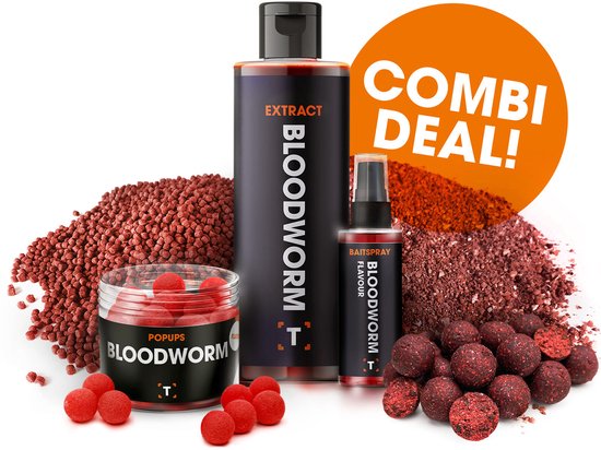 Bloodworm Combi Deal 20MM | Karpervissen | Partikels | Karper Aas | Karper Vissen | Karper Voer | Karper