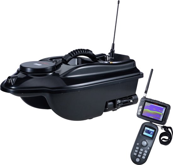 Boatman Actor Pro Voerboot Fishfinder en GPS Zwart van Merkloos