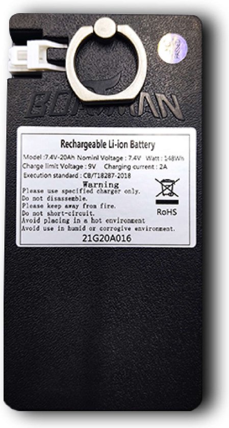 Boatman Li-ion Battery Actor Boat 7.4V 10AH van Merkloos