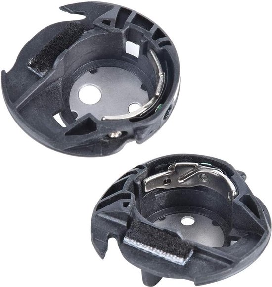 Bobbin Case Set van 2 Stuks voor Huishoudelijke Naaiapparaten - Accessoires voor Efficiënt Naaiwerk en Organisatie van Spoelen