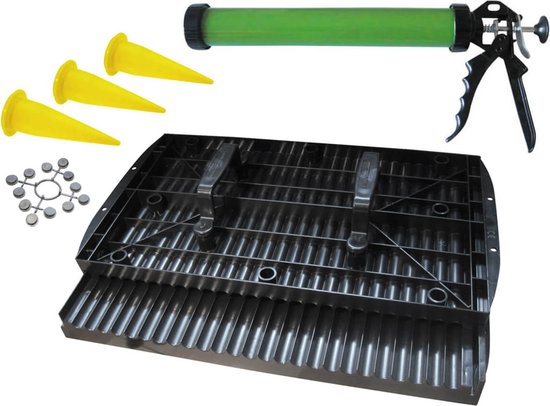 Boilie Roltafel 20 mm + Boiliegun Deegspuit + 3 Spuitmondjes - Zelf boilies maken