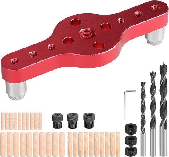 Boorsjabloon 6/8/10 mm, hulp voor verticale pluggen, snelle en nauwkeurige bevestiging