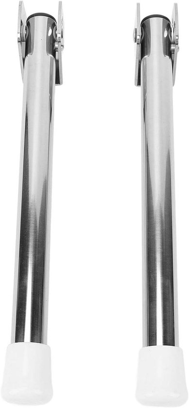 Bootbank Steunpoot - Schommel RVS - Verbeterde Stabiliteit - Swing Ontwerp - 13 inch - Zilver
