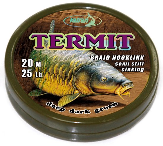 Braided hook links TERMIT 25lb 20 m van BRA