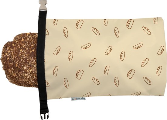 BrandNewCake Herbruikbare Broodzak Baguette motief 44x30cm