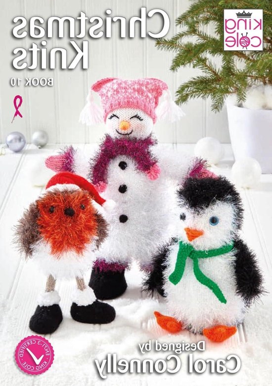 Breiboek Kerst - Breipatronen Winter - Creatieve Hobby - 23 Pagina's - Diverse Maten - Kleurrijk