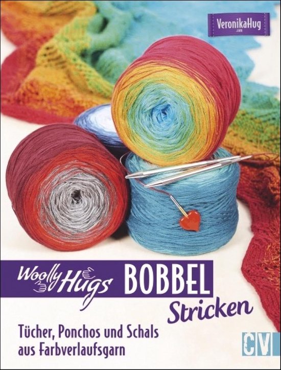 Breiboek Kleurenverloop - Garen Projecten - Sjaals en Poncho's - Harmonische Kleurwisselingen - 16.8 x 0.7 x 22 cm van Merkloos