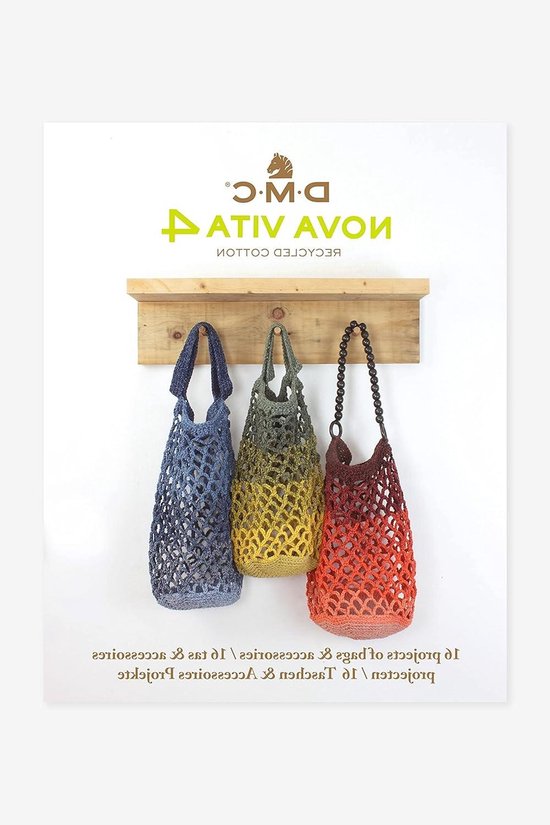 Breiboek Nova Vita - Katoen Breien Haken - Creatieve Projecten - Gerecycled Katoen - 16 Ideeën - Niet gespecificeerd