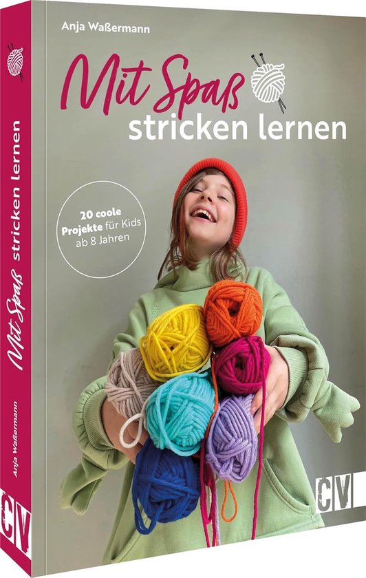 Breien Leren - Kinder Handwerken - Creatief Bezig Zijn - 20 Leuke Projecten - 16x23cm van Merkloos