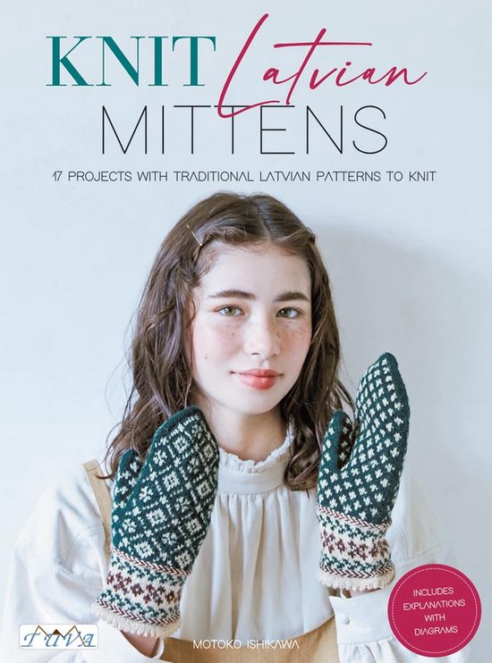 Breipatroon Wanten: 19 Traditionele Letse Designs voor Hand- en Beenwarmers, Sjaals en Mutsen van Merkloos