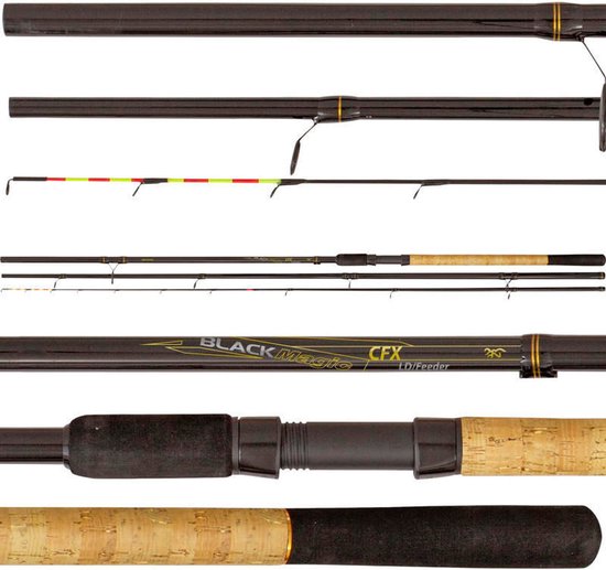 Browning Black Magic - CFX Feeder - 3.90m (60-150g) – Krachtige Feederhengel voor Lange Afstanden - Werphengel