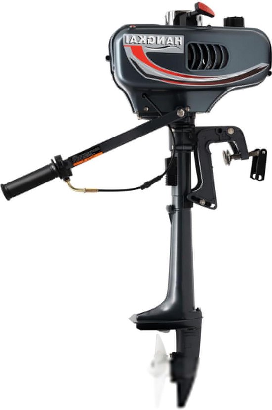 Buitenboordmotor - Marine Motor - Varen op water - Snelle start CDI - 3.5 PK - Zwart