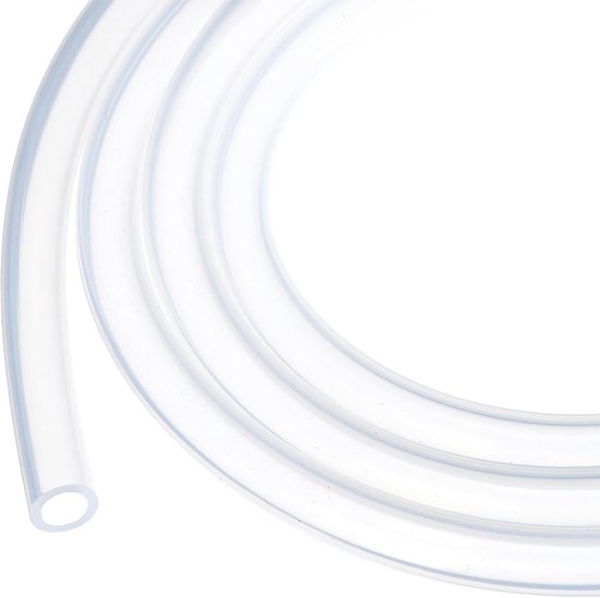 Buizen 7mm ID 10mm OD Heldere Industriële Kunststof Buizen Pure Siliconen Slangen voor Pomp Sifonering Drainage Irrigatie Brouwen, 3/8"