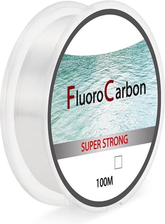 BukkitBow - Vislijn 100m - Sterke Fluorocarbon Nylon Visdraad - Transparante Etalagedraad voor Vissen en Lange Afstand Worpen - 0.331mm - 8,34kg van BukkitBow