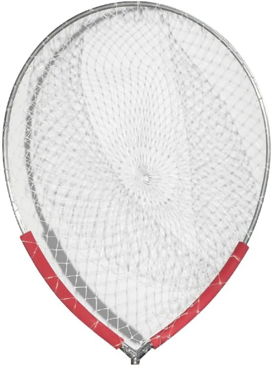 Bulox Nylon Ovale Schepnetkop Zilver 50 x 60 cm van Merkloos