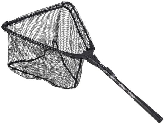 By shayne - Visserij schepnet - Telescopisch visnet 78 cm - Draagbaar en lichtgewicht - Perfect voor karper- en forelvissen - Ideaal voor vogelvissen