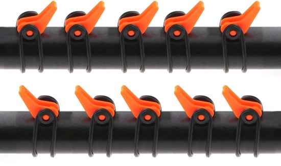 Byshayne- Haak 10x - Haakhouder - Vissen - Plastic - Rubber - Geschikt voor hengels - Hengelaccessoire