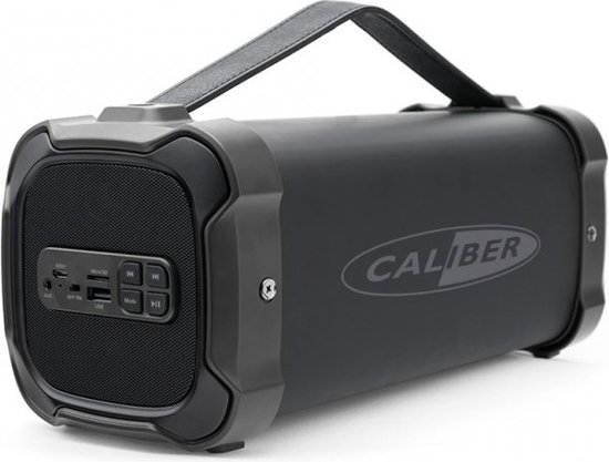 Caliber Draagbare Bluetooth speaker met Accu Draadloze Speaker tot 6 Uur Bluetooth, AUX, USB en SD (HPG525BT) van Caliber