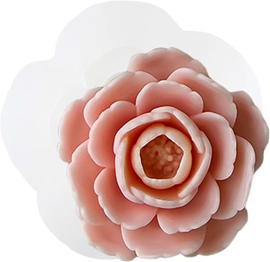 Camelia bloem kaars vorm camelia hars gieten siliconen mal voor kaars maken kaars huis decoreren vorm kaarsen hars klei handwerk