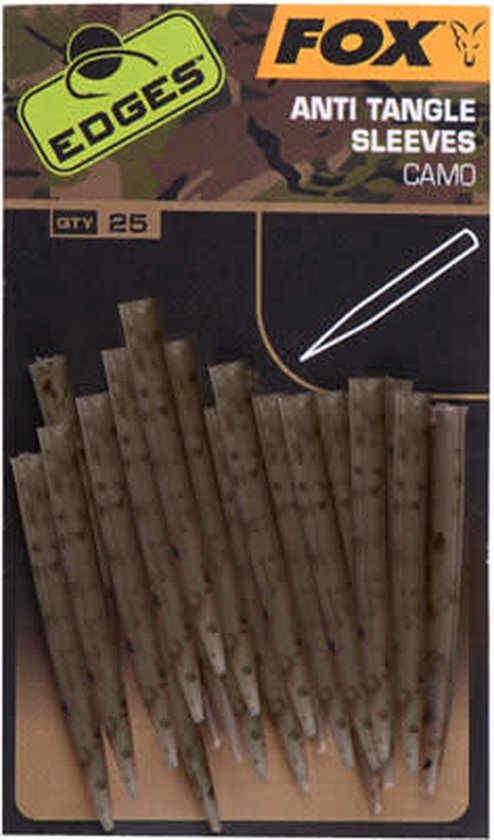 Camo Anti Tangle Sleeve X25 Fox Edges van CAM