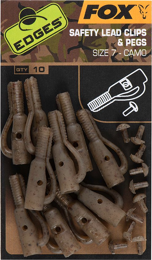 Camo Lead Clip Fox Edges van CAM