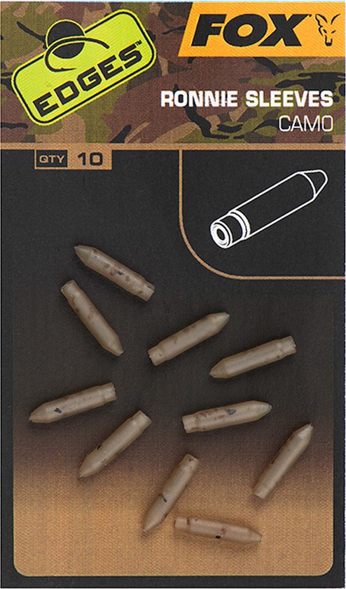 Camo Power Grip Naked Line Tail Rubbers SZ 7 X10 Edges Fox van CAM