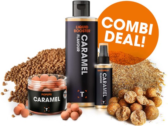 Caramel Combi Deal 20MM | Karpervissen | Partikels | Karper Aas | Karper Vissen | Karper Voer | Karper