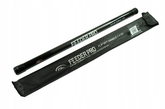 Carbon Schepnetsteel 400cm - Stevig en Lichtgewicht van Merkloos