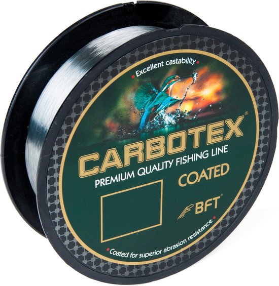 Carbotex Coated - Nylon - 0.18 mm - 3.2 kg - 150 m - Visdraad - Visdraad van Carbotex
