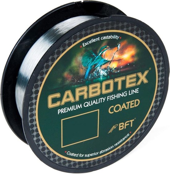 Carbotex Coated - Nylon - 0.22 mm - 4.3 kg - 150 m - Visdraad - Visdraad van Carbotex