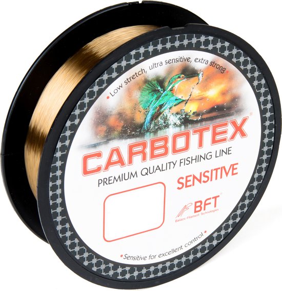 Carbotex Sensitive -Vislijn - Nylon - 0.20 mm - 3.95 kg - 300 m - Visdraad van Carbotex