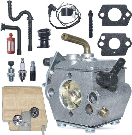 Carburateur en Ontstekingsspoel Set voor Stihl MS260, MS240, 1121 120 0611, 1121 120 1612, 1123 141 2200, 0000 400 1300 - Hoogwaardige vervangingen voor motoronderdelen