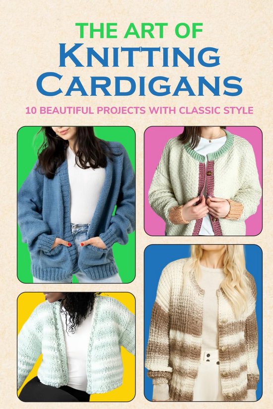 Cardigan Breien: 10 Tijdloze Patronen voor Beginners en Gevorderden van Merkloos