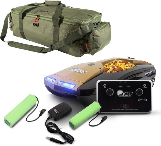 Carp Quest CX-1 Complete Voerboot Set - Karper Set van Merkloos