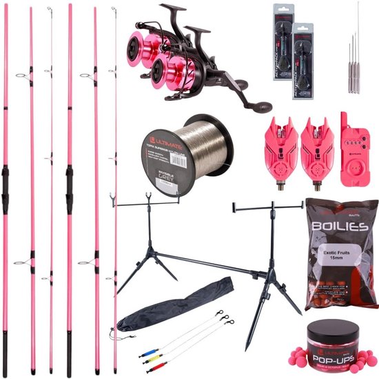 Carp Set 12ft Compleet met Hengels Haspels en Accessoires