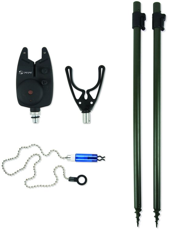 Carp Spirit -Alarm Set – Complete Beetmelderset voor Karper- en Roofvissen - Beetmelder