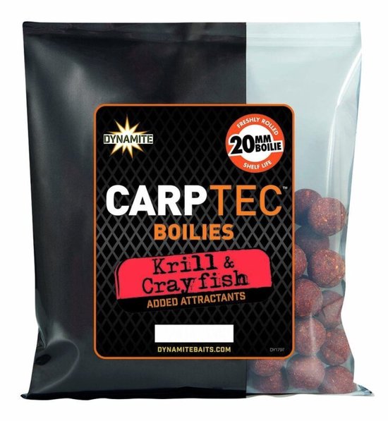 Carp Spirit Carptec Boilies | 300g 20mm Krill & Crayfish
