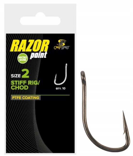 Carp Spirit Stiff Rig Chod Hook - 6 maart